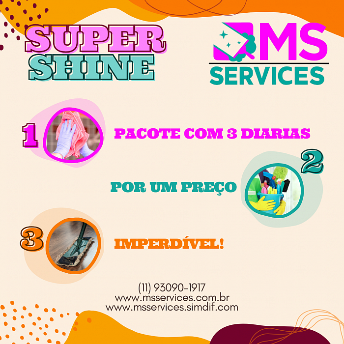 3 Diárias SUPER SHINE